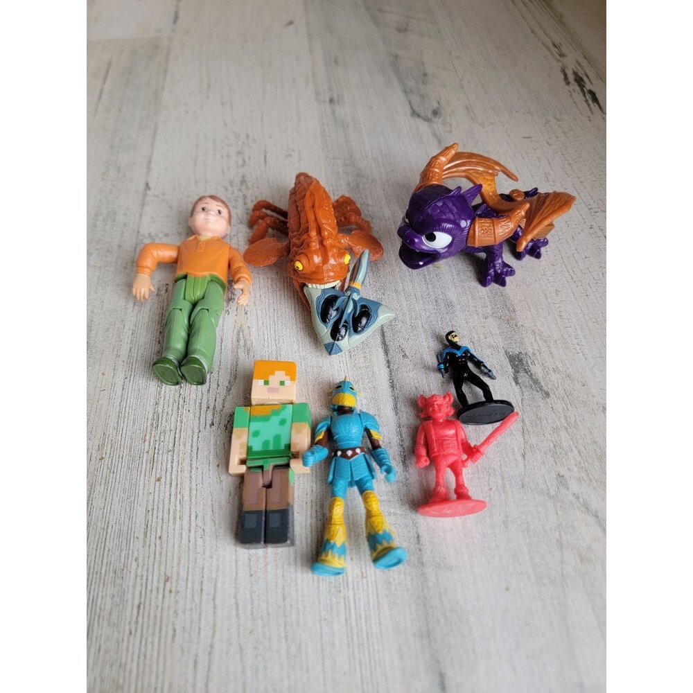 Monster man mythical toy set dragon toy variety set figure‎